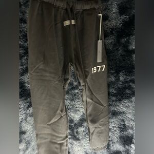 Brand new Black Joggers with 1977 Print